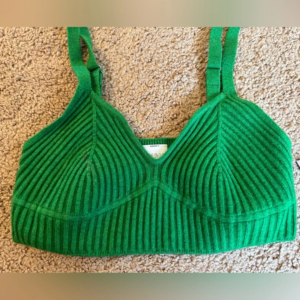 Brand New Green Wild Fable Crop Top - Picture 2 of 3